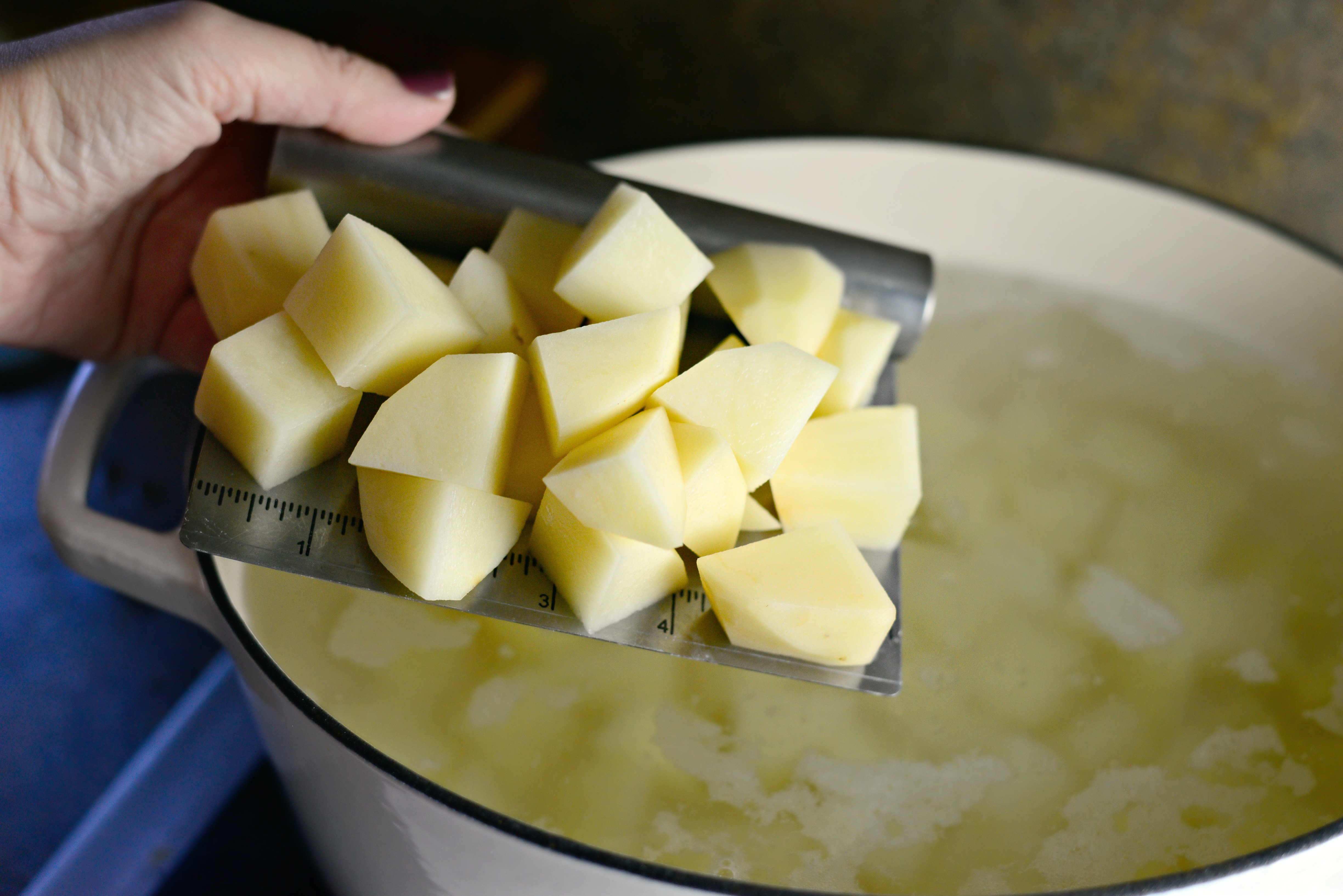 Roasted Garlic Potato Soup (Česnečka) (Česnečka Hangover Soup