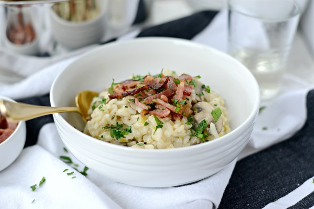 Bacon, Mushroom + Leek Risotto l SimplyScratch (31)