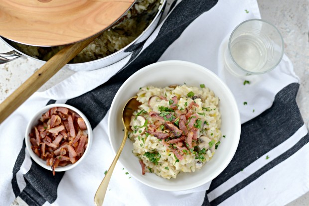 Bacon, Mushroom + Leek Risotto l SimplyScratch (32)