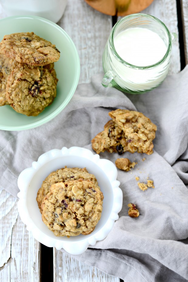 Cranberry White Chocolate & Pecan Oatmeal Cookies l SimplyScratch.com (27)