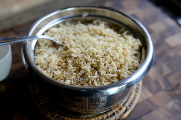 Garlicky Toasted Almond Basmati Rice l SimplyScratch.com (12)