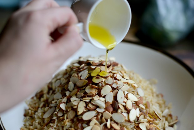 Garlicky Toasted Almond Basmati Rice l SimplyScratch.com (14)