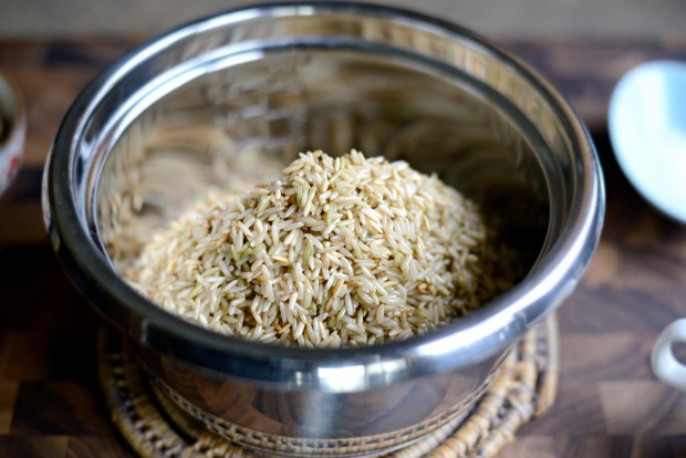 Garlicky Toasted Almond Basmati Rice l SimplyScratch.com (6)
