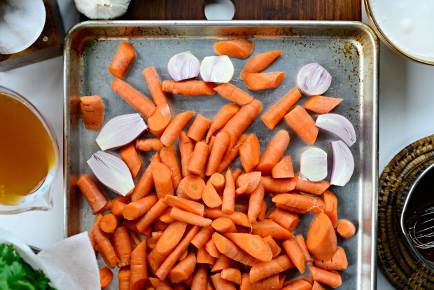 Roasted Ginger Carrot Soup l SimplyScratch.com (4)