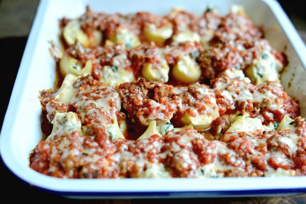 Sausage & Arugula Stuffed Shells + Chunky Tomato Sauce l SimplyScratch.com (36)