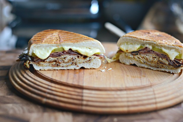 Pressed Cuban Sandwich with Roasted Garlic Aioli l SimplyScratch.com 
