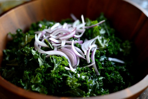 Winter Kale + Crispy Pancetta Salad with Bleu Cheese Toasts l SimplyScratch.com (15)