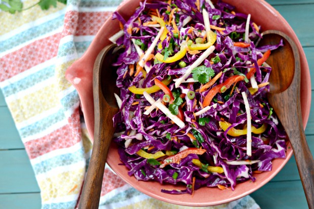 Mexican Slaw + Cumin Lime Dressing l SimplyScratch.com (12)