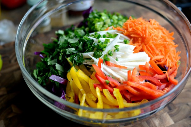 Mexican Slaw + Cumin Lime Dressing l SimplyScratch.com (2)