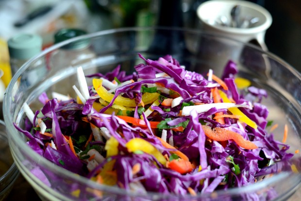 Mexican Slaw + Cumin Lime Dressing l SimplyScratch.com (8)