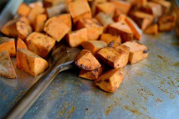 Smoky Sweet Roasted Sweet Potatoes l SimplyScratch.com (8)