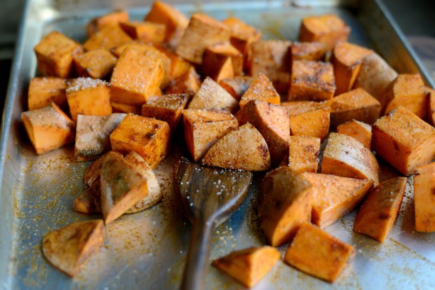 Smoky Sweet Roasted Sweet Potatoes l SimplyScratch.com (9)