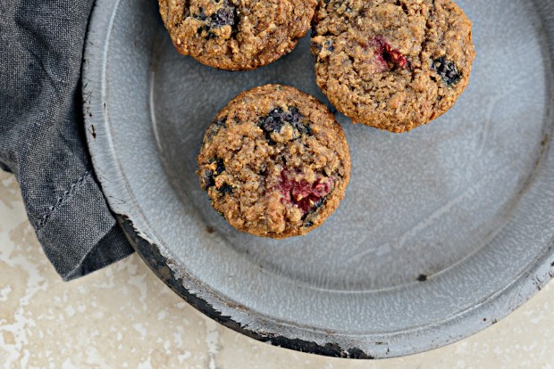 Triple-Berry Bran Muffins l SimplyScratch.com (17)