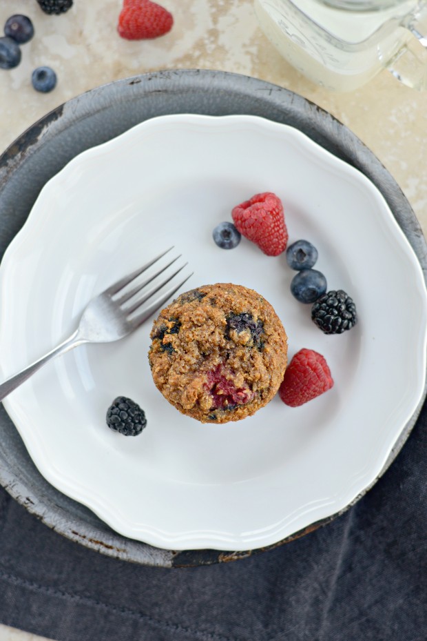 Triple-Berry Bran Muffins l SimplyScratch.com (18)