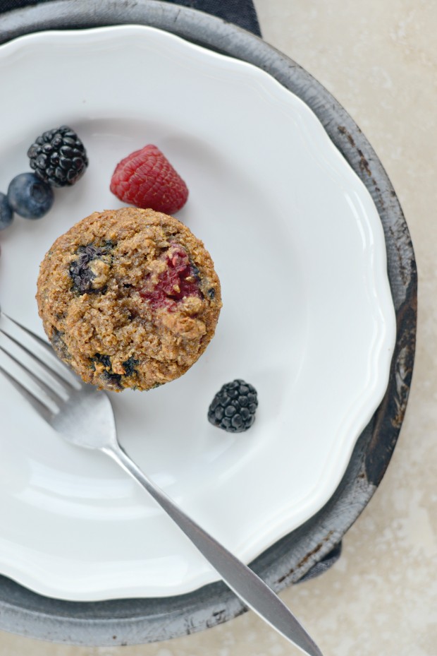 Triple-Berry Bran Muffins l SimplyScratch.com (20)