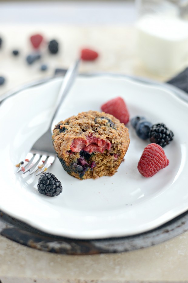 Triple-Berry Bran Muffins l SimplyScratch.com (21)