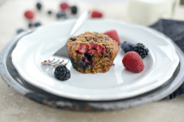 Triple-Berry Bran Muffins l SimplyScratch.com (22)