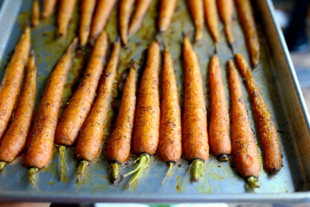 Turmeric Roasted Carrots + Lemon Tahini Dressing l SimplyScratch.com (19)