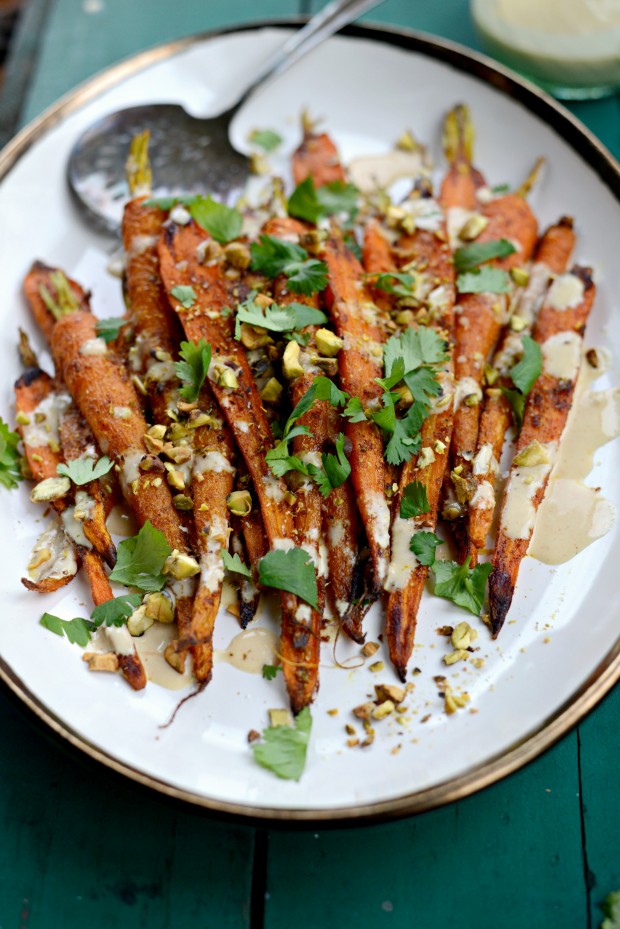 Turmeric Roasted Carrots + Lemon Tahini Dressing l SimplyScratch.com (21)