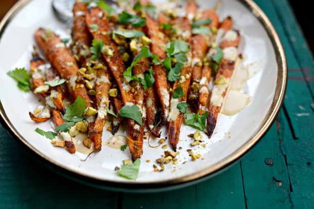 Turmeric Roasted Carrots + Lemon Tahini Dressing l SimplyScratch.com (22)