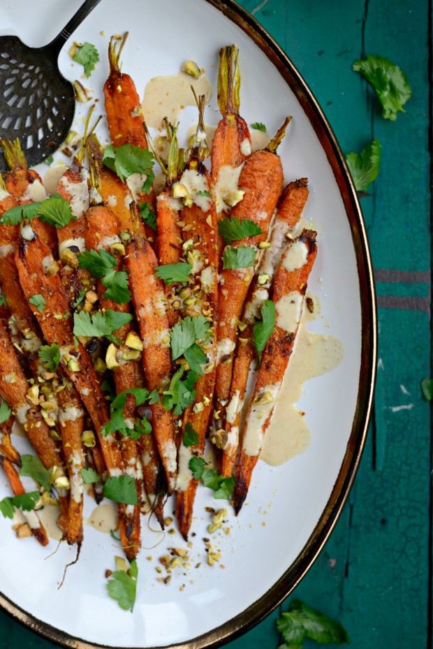 Turmeric Roasted Carrots + Lemon Tahini Dressing l SimplyScratch.com (23)