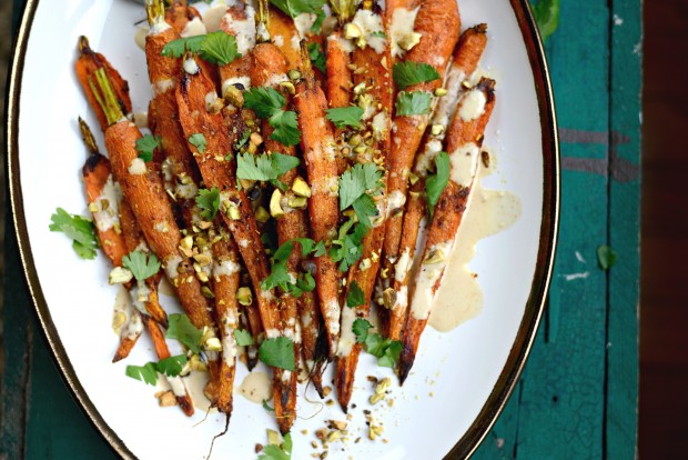 Turmeric Roasted Carrots + Lemon Tahini Dressing l SimplyScratch.com (24)
