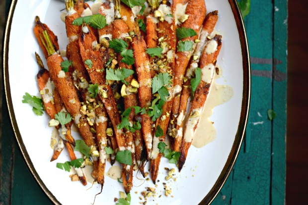 Turmeric Roasted Carrots + Lemon Tahini Dressing l SimplyScratch.com (24)