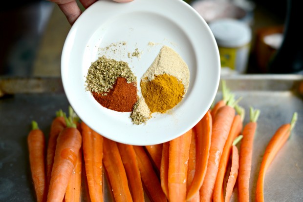 Turmeric Roasted Carrots + Lemon Tahini Dressing l SimplyScratch.com (6)