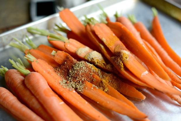 Turmeric Roasted Carrots + Lemon Tahini Dressing l SimplyScratch.com (7)