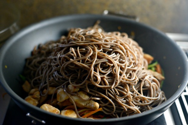 Chicken + Spring Vegetable Soba Noodle Stir-Fry l SimplyScratch.com (8)