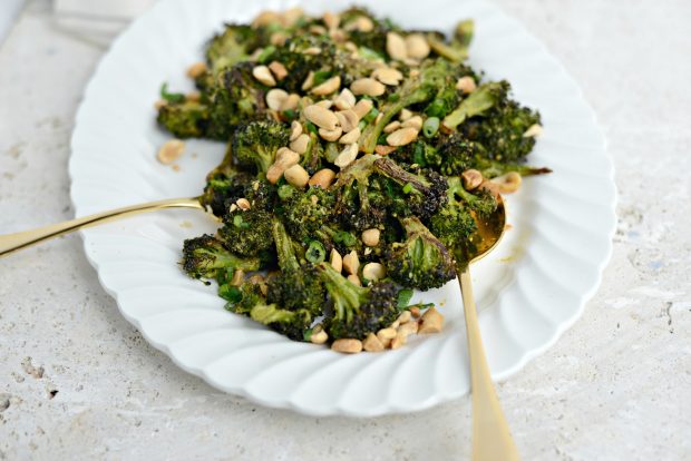Roasted Broccoli with Peanuts l SimplyScratch.com (17)