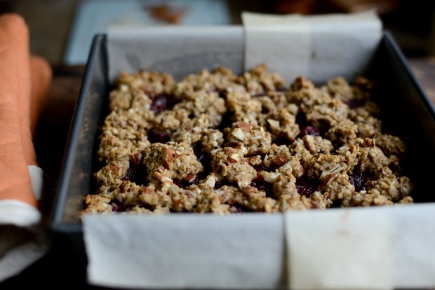 Cherry Jam + Almond Crumble Breakfast Bars l SimplyScratch.com (17)