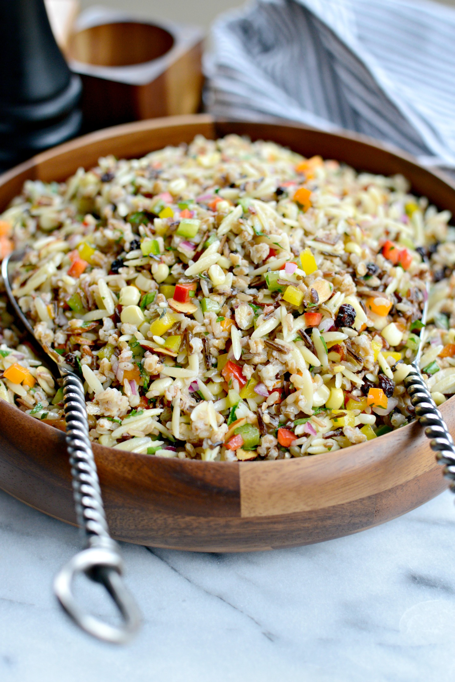 Simply Scratch J. Alexander's Wild Rice Orzo Salad (part 2) Simply