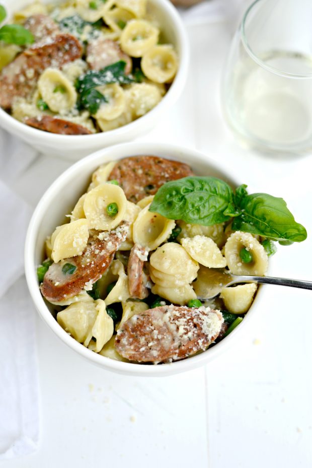 One-Pan Creamy Orecchiette Pasta l SimplyScratch (24)