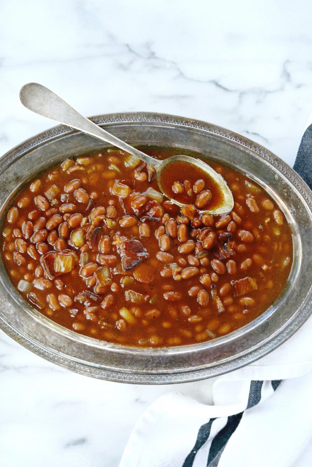 5-Ingredient Barbecue Bacon Baked Beans l SimplyScratch.com (0019)