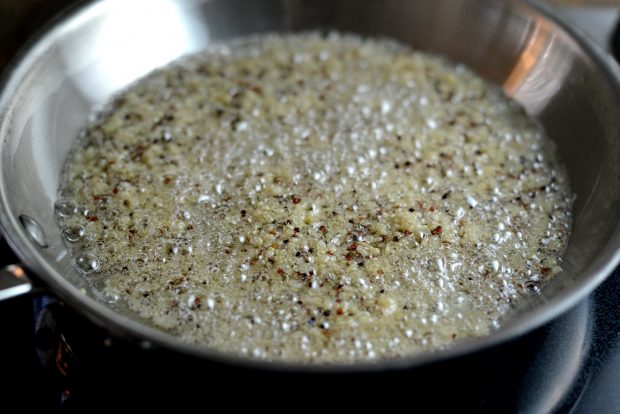 frying quinoa