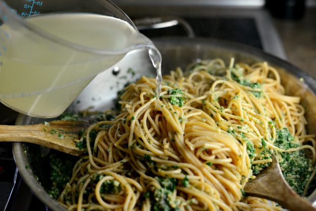 Whole Wheat Spaghetti with Zucchini + Spinach Almond Pesto Sauce l SimplyScratch.com (28)