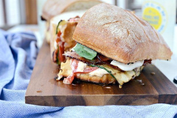 Grilled BZMT Sandwich + Sriracha Garlic Aioli l SimplyScratch (31)
