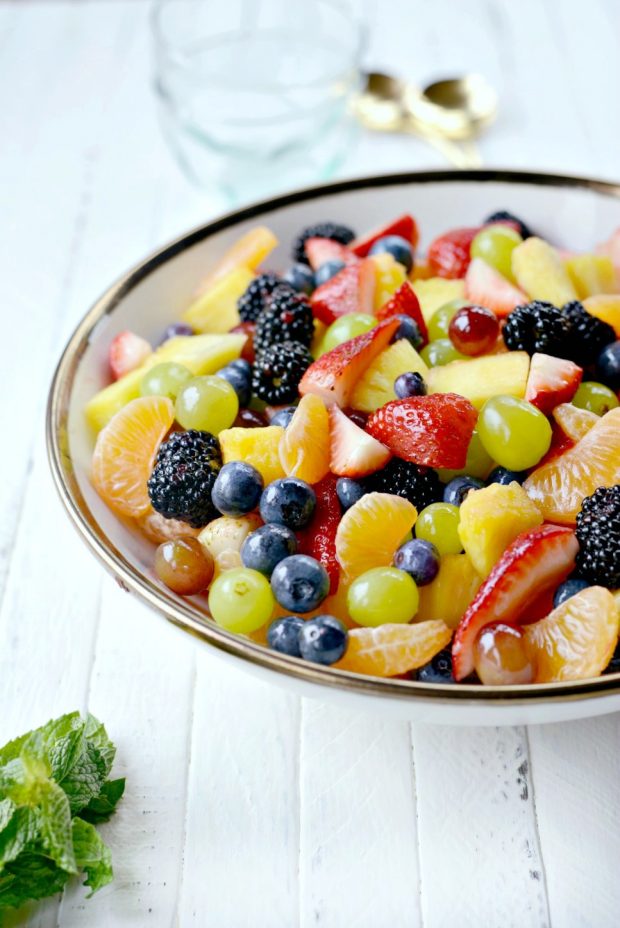 Rainbow Fruit Salad + Citrus Honey Glaze l SimplyScratch.com (24)