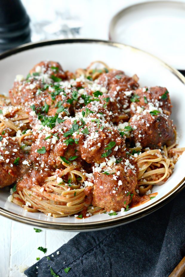 slow cooker Italian turkey meatballs