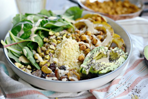 Tandoori Roasted Chickpea & Squash Buddha Bowl l SimplyScratch.com 