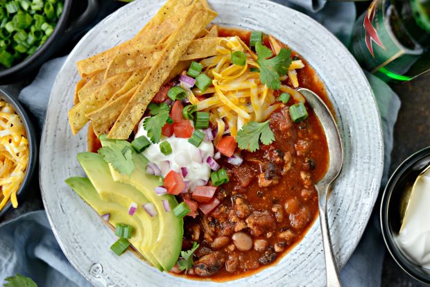 Turkey Taco Beer Chili l SimplyScratch.com
