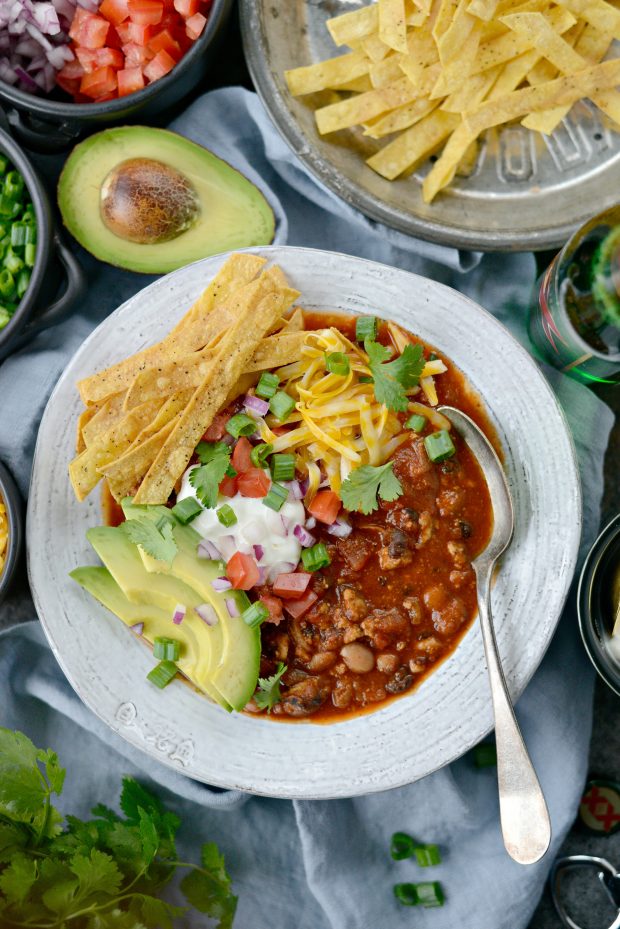 Turkey Taco Beer Chili l SimplyScratch.com