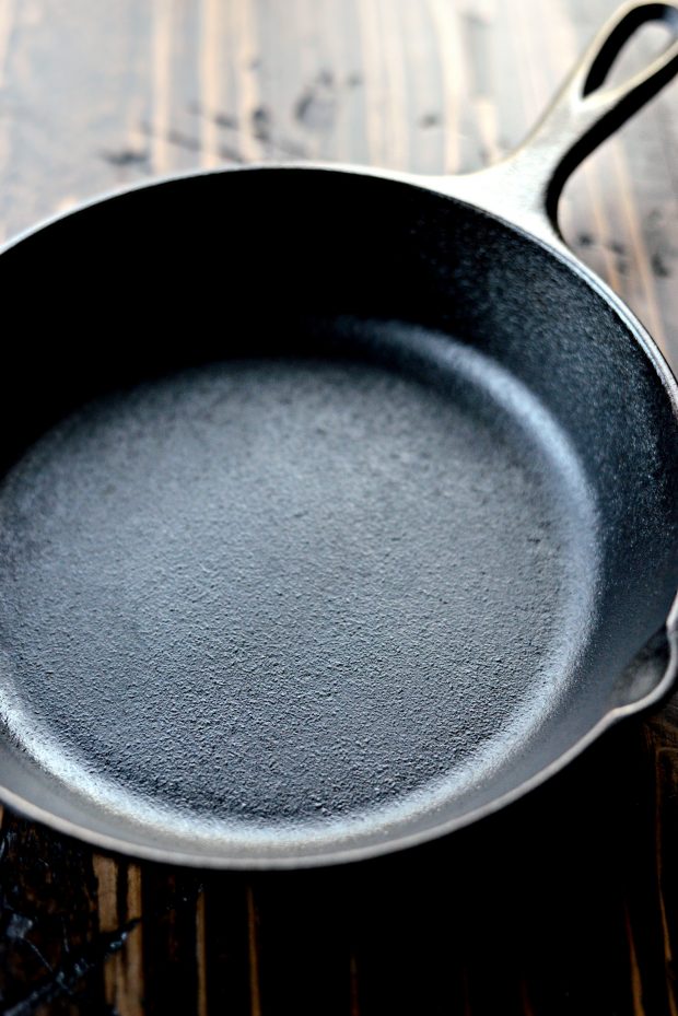 Seasoning and Cleaning Cast Iron l simplyscratch.com