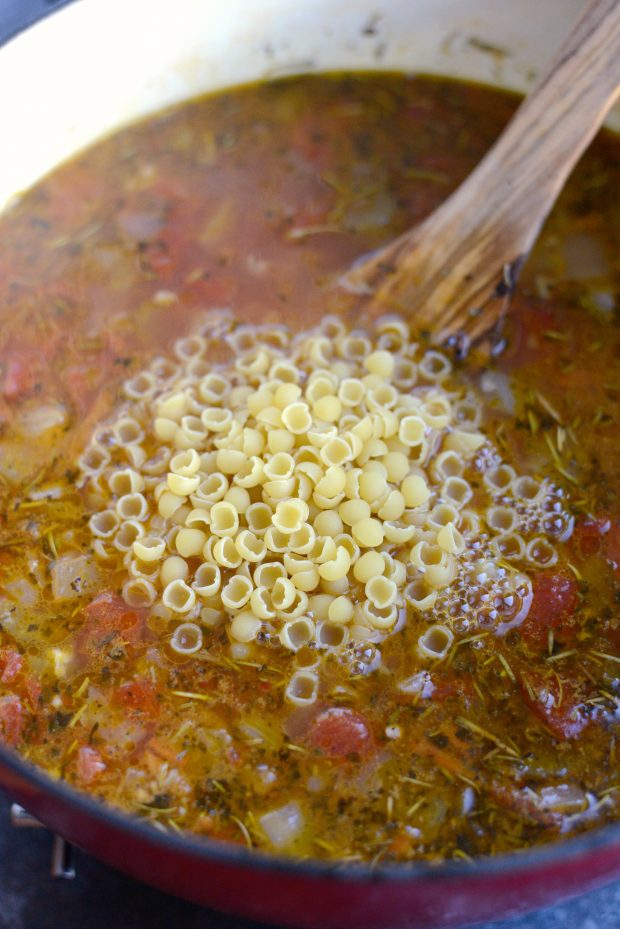 Italian Sausage White Bean Soup l SimplyScratch.com