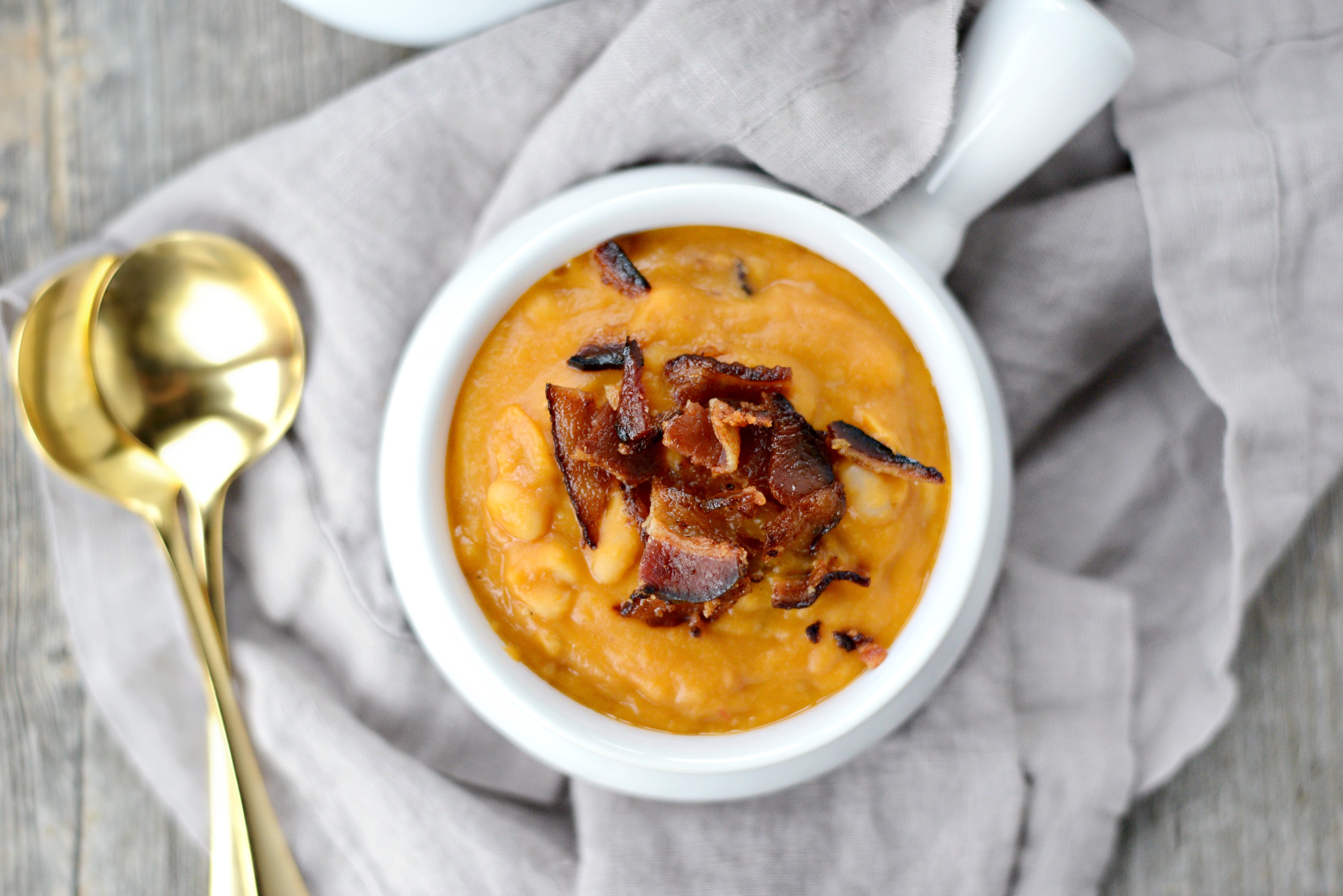 Simply Scratch Homemade Bean and Bacon Soup Simply Scratch