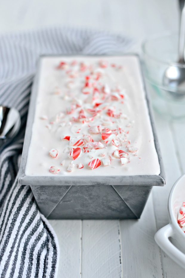 Peppermint Candy Cane Ice Cream l SimplyScratch.com