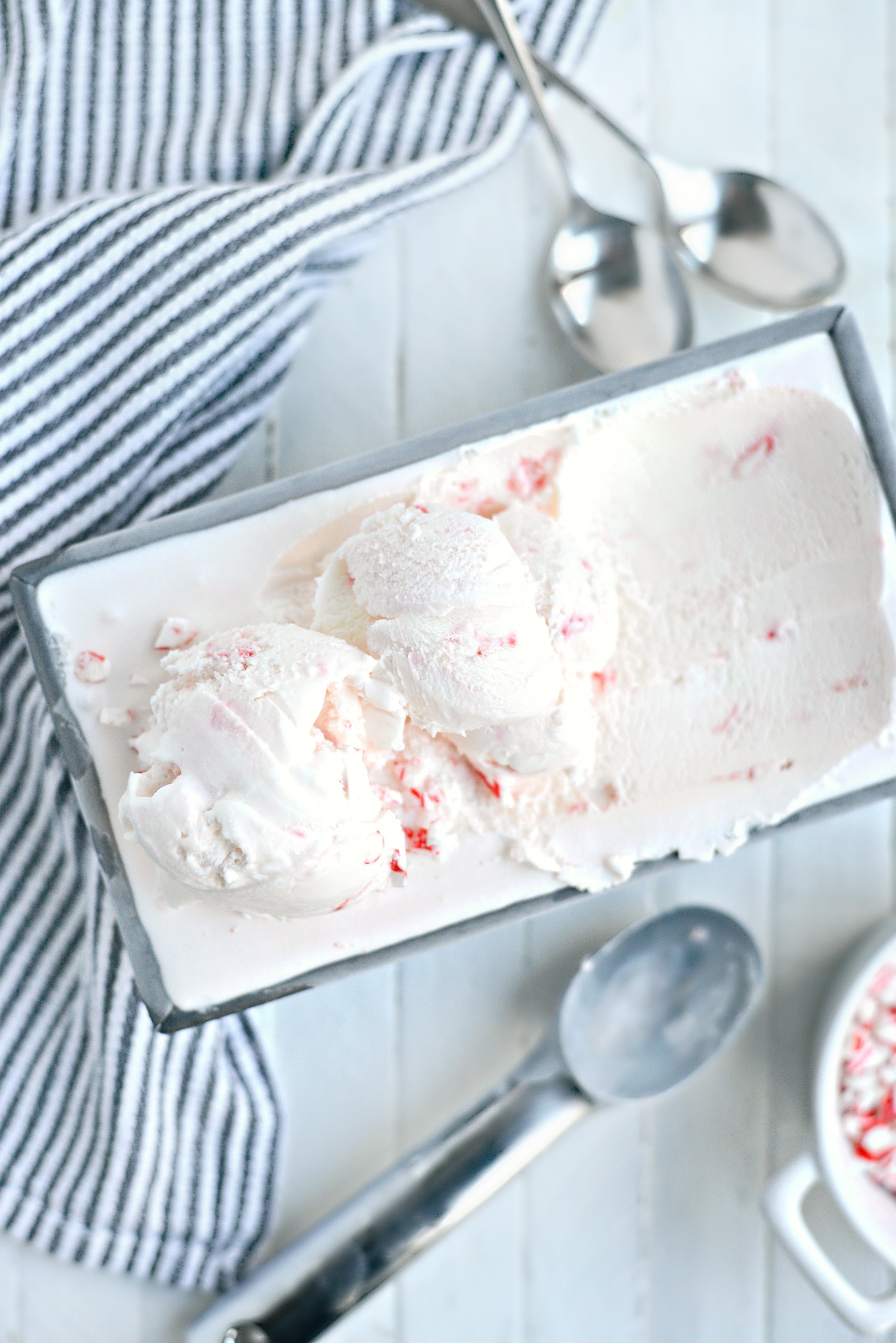 Simply Scratch Peppermint Candy Cane Ice Cream Simply Scratch