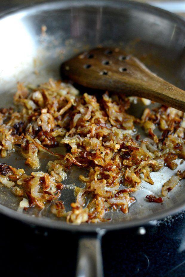 Caramelized Shallot and Blue Cheese Dip l SimplyScratch.com