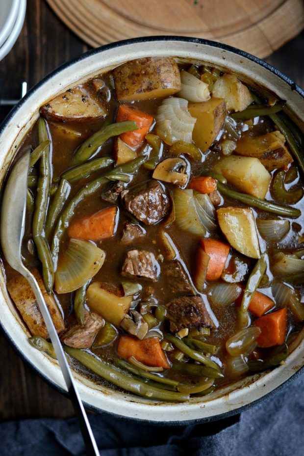 Oven Braised Beef Stew l SimplyScratch.com